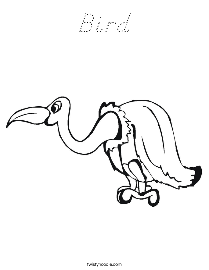 Bird Coloring Page