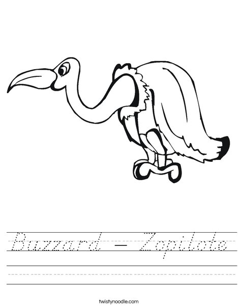 Buzzard Worksheet