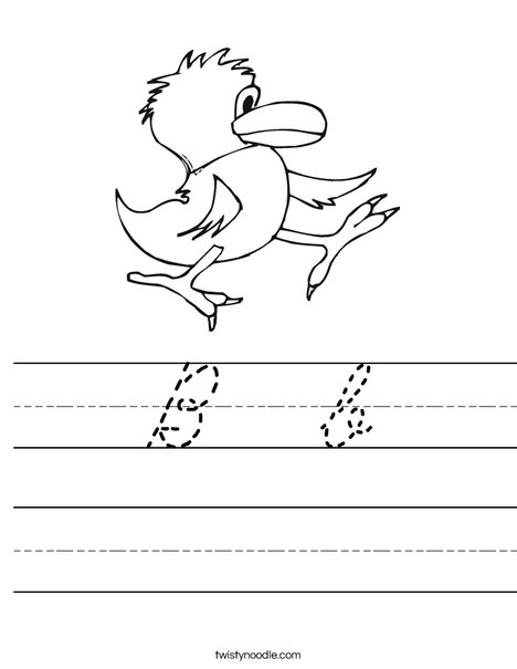 Walking Bird Worksheet