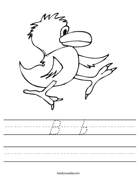 Walking Bird Worksheet