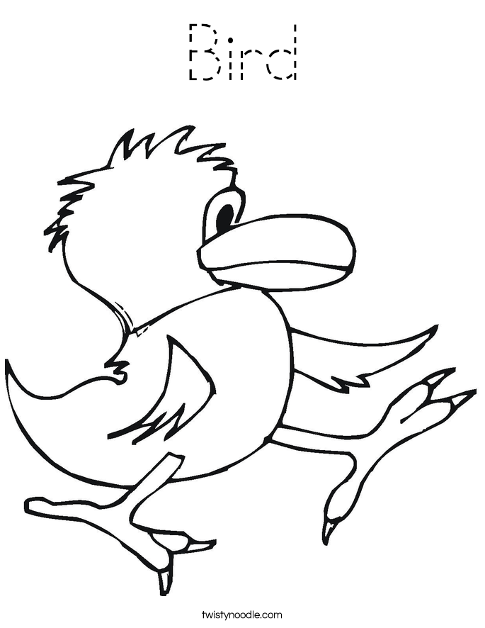 Bird Coloring Page