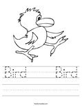 Bird    Bird Worksheet