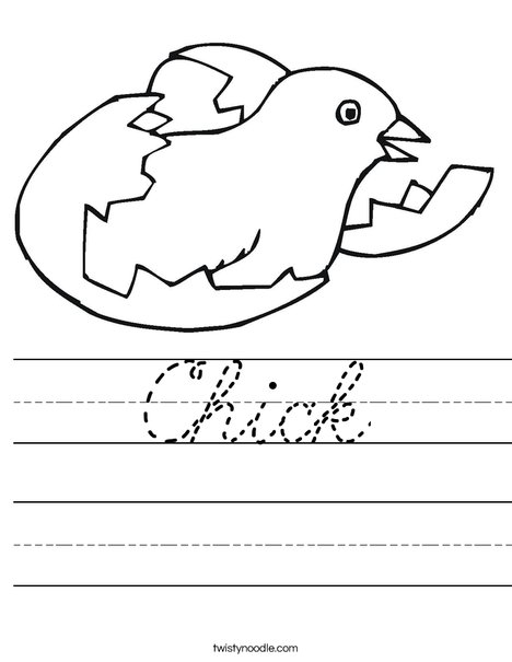 Bird Hatching Worksheet