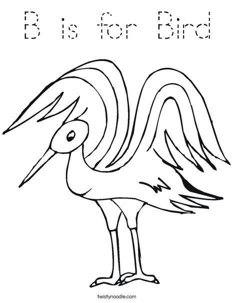 Bird Coloring Page