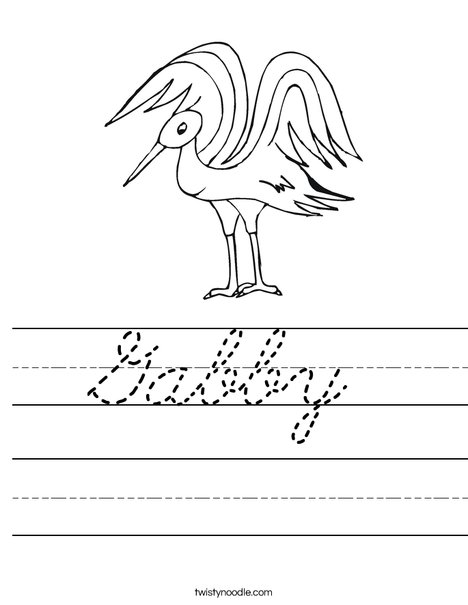 Bird Worksheet