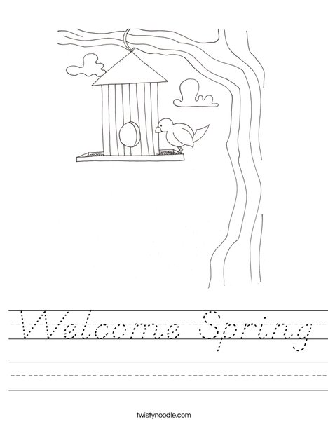 Birdhouse Worksheet