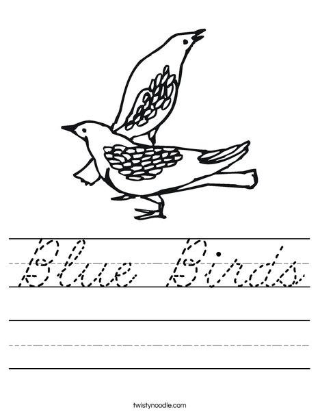 Two Birds Worksheet