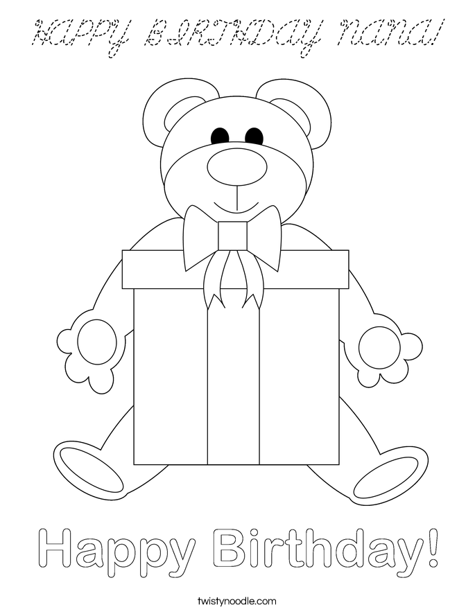  Coloring Page