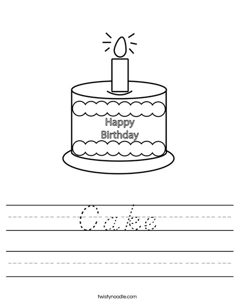 Happy Birthday  Worksheet