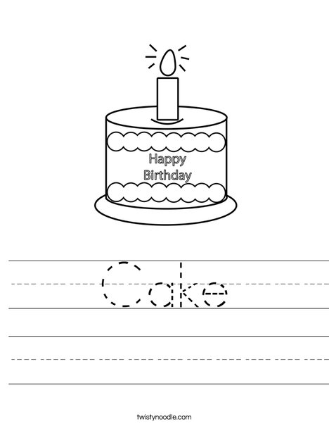 Happy Birthday  Worksheet