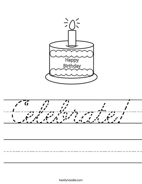 Happy Birthday  Worksheet