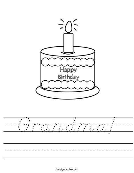 Happy Birthday  Worksheet