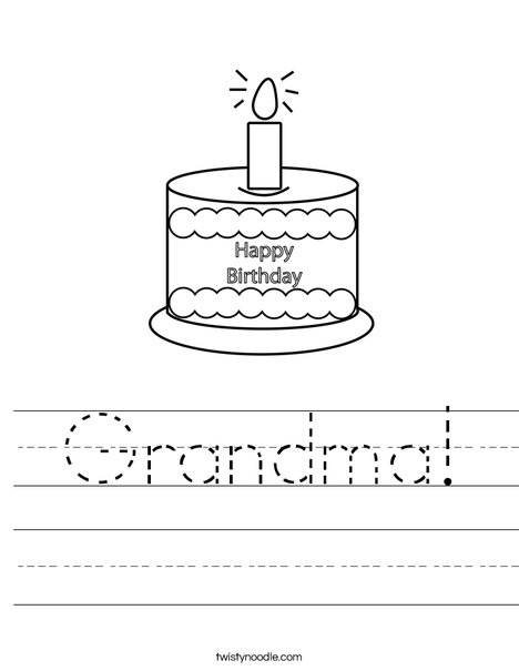 Happy Birthday  Worksheet