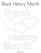 Black History Month Coloring Page