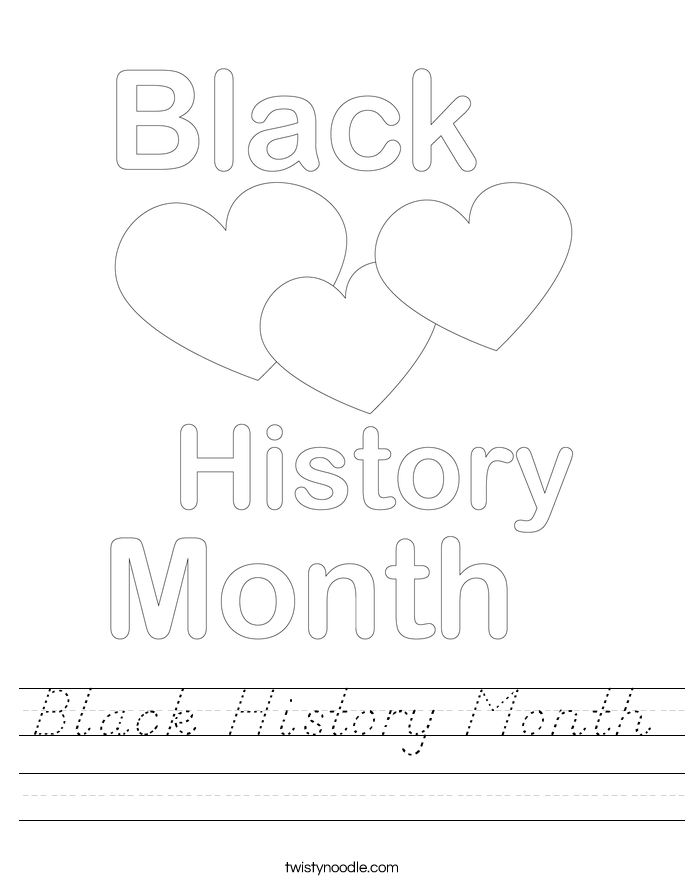 Black History Month Worksheet