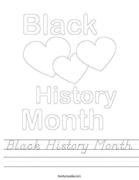 Black History Month Worksheet