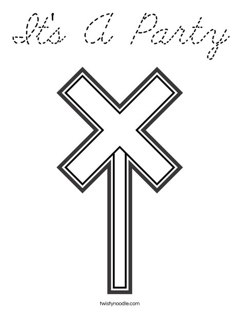 Train Crossing Coloring Page