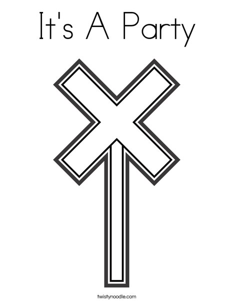 Train Crossing Coloring Page
