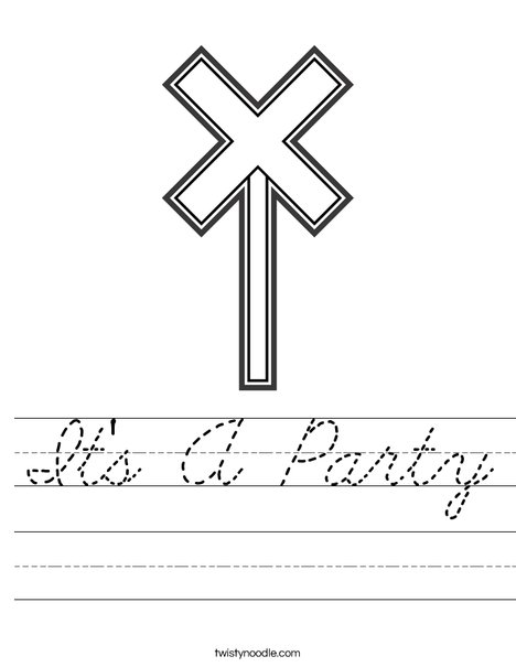 Train Crossing Worksheet
