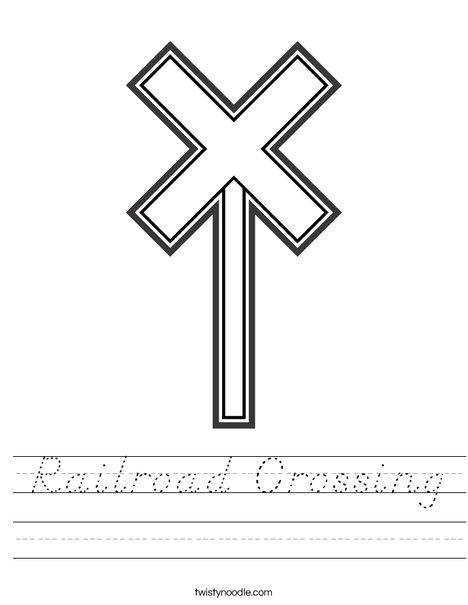 Train Crossing Worksheet