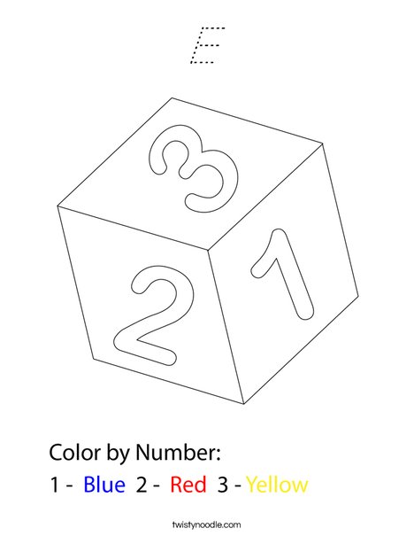 Block Coloring Page
