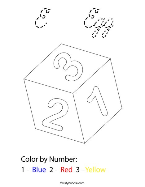 Block Coloring Page