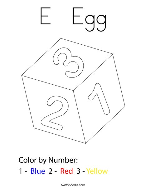 Block Coloring Page