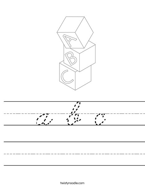 Blocks Worksheet