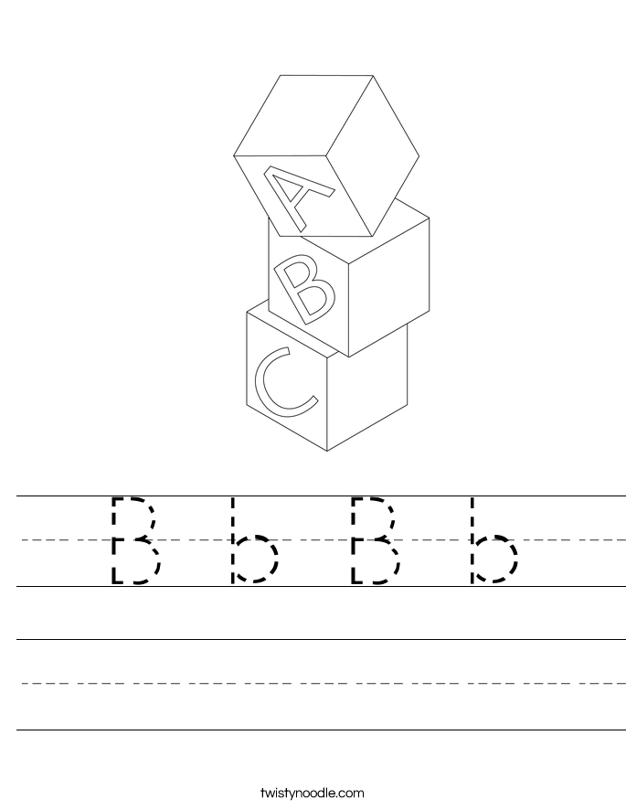 B b B b Worksheet