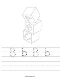B b B b Worksheet