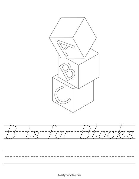 Blocks Worksheet