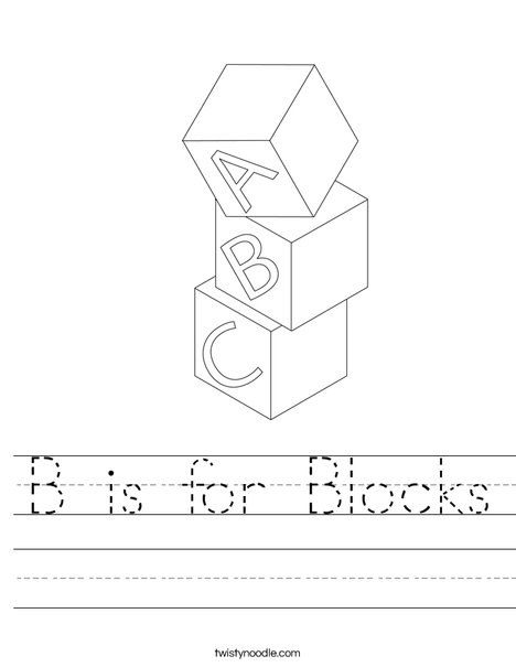 Blocks Worksheet