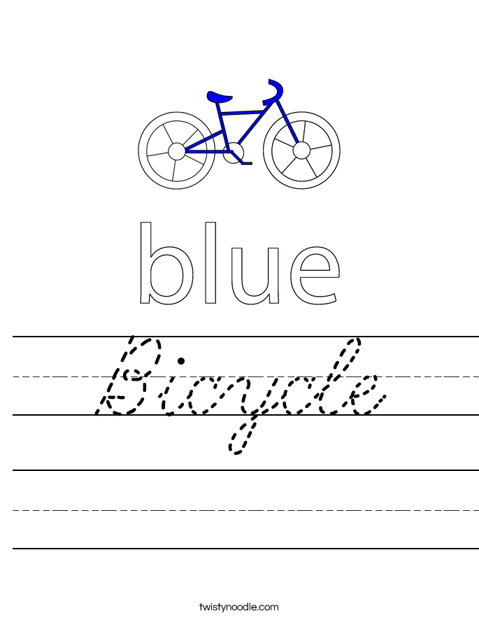 Bicycle Worksheet