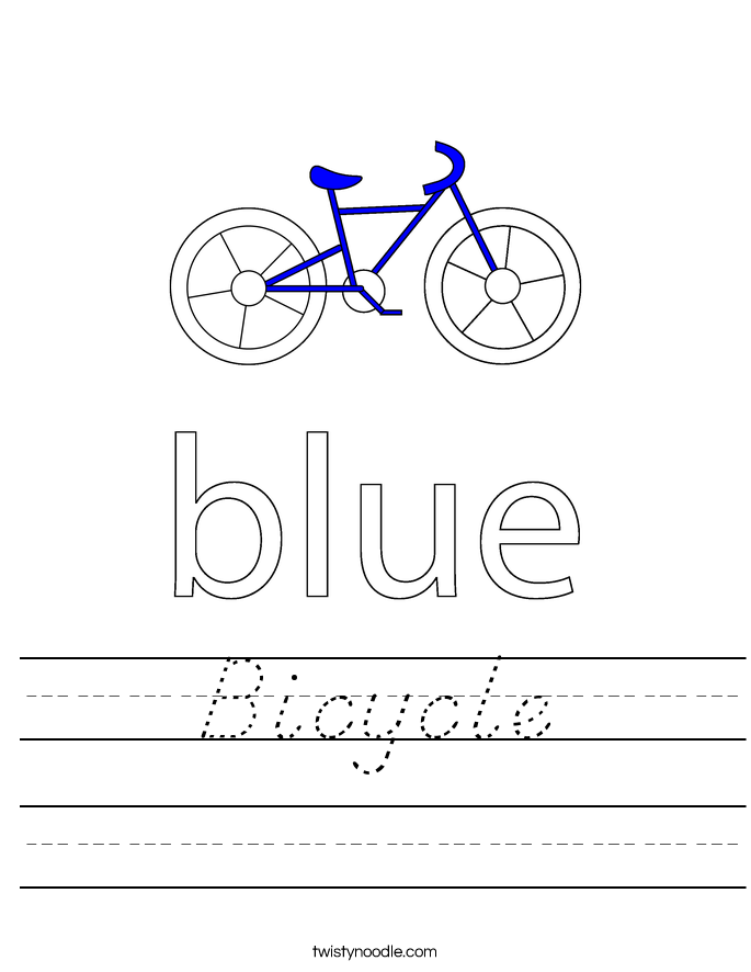 Bicycle Worksheet