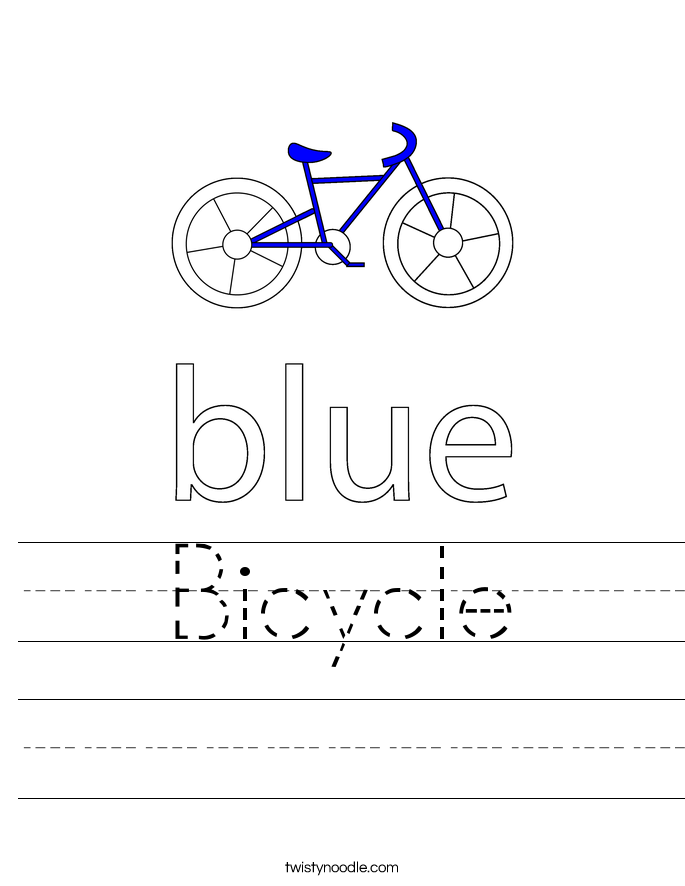 Bicycle Worksheet