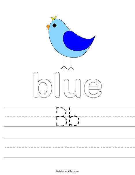 Blue Bird Worksheet