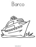 Barco Coloring Page
