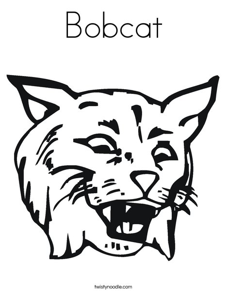 Bobcat Coloring Page