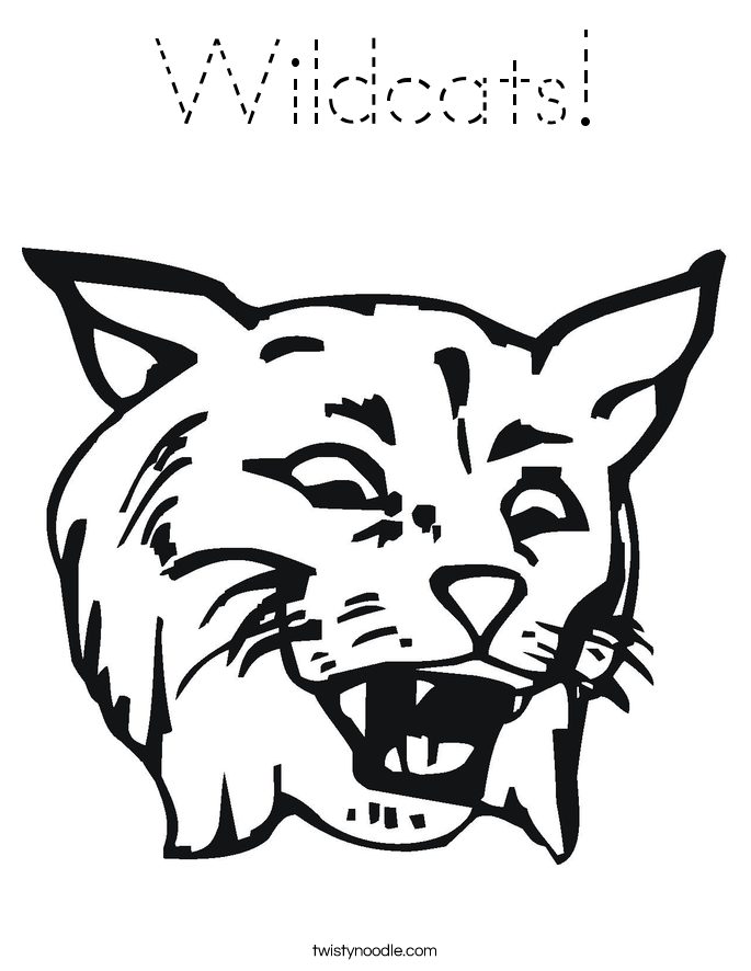 Wildcats! Coloring Page