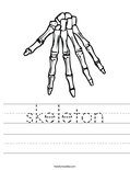 skeleton Worksheet