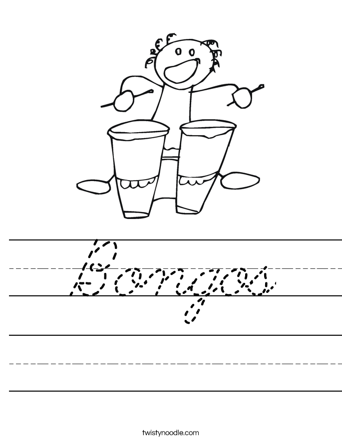 Bongos Worksheet
