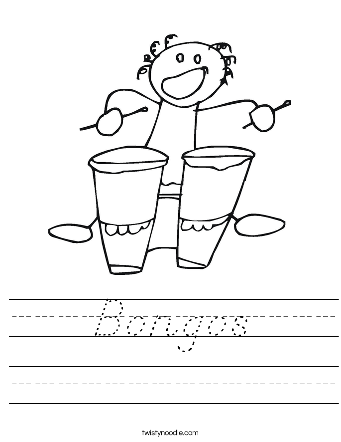 Bongos Worksheet