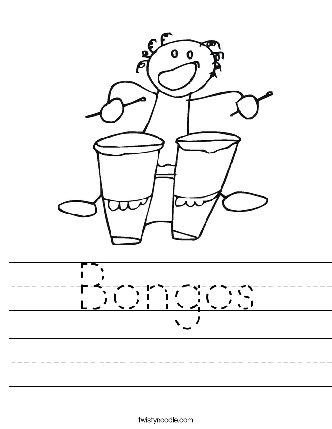 Bongos Worksheet