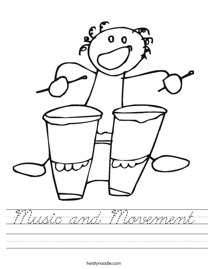 Music and Movement Worksheet