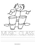 MUSIC CLASS Worksheet