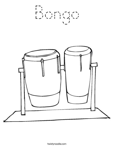Bongos Coloring Page