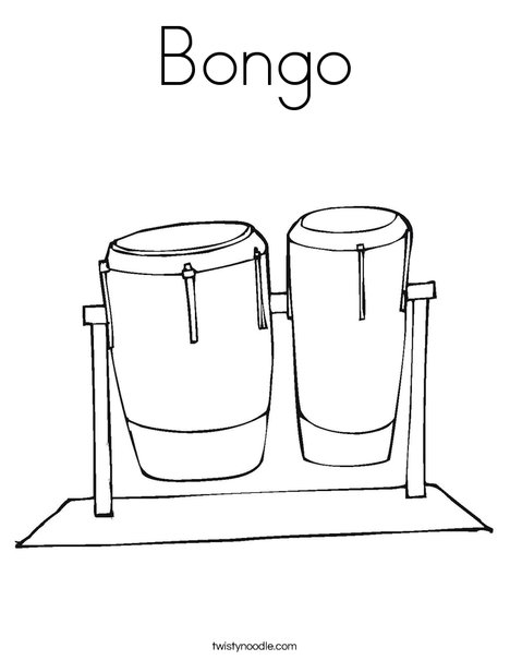 Bongos Coloring Page
