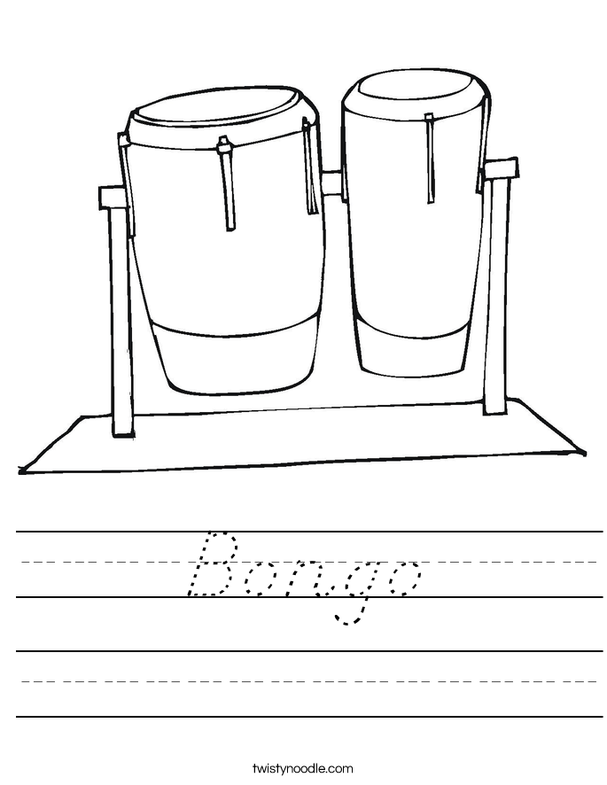 Bongo Worksheet