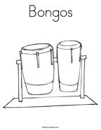 Bongos Coloring Page