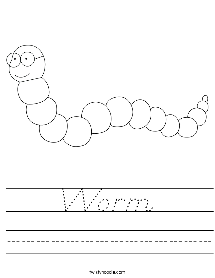 Worm Worksheet